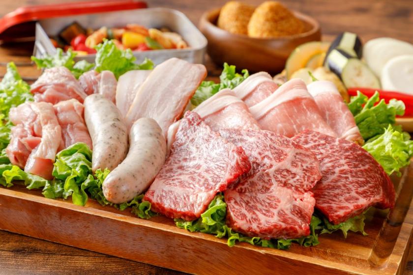 【大自然のプール1日利用券付】- やっぱり夏はプールとディナーBBQ!!＜温泉館入場券付＞