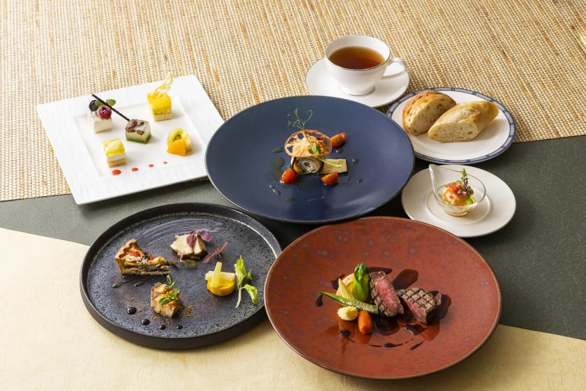 ２食付〈プレミアムフロア〉フレンチレストラン「ベッセ・ボワール」お箸で召し上がるフレンチ（会員）