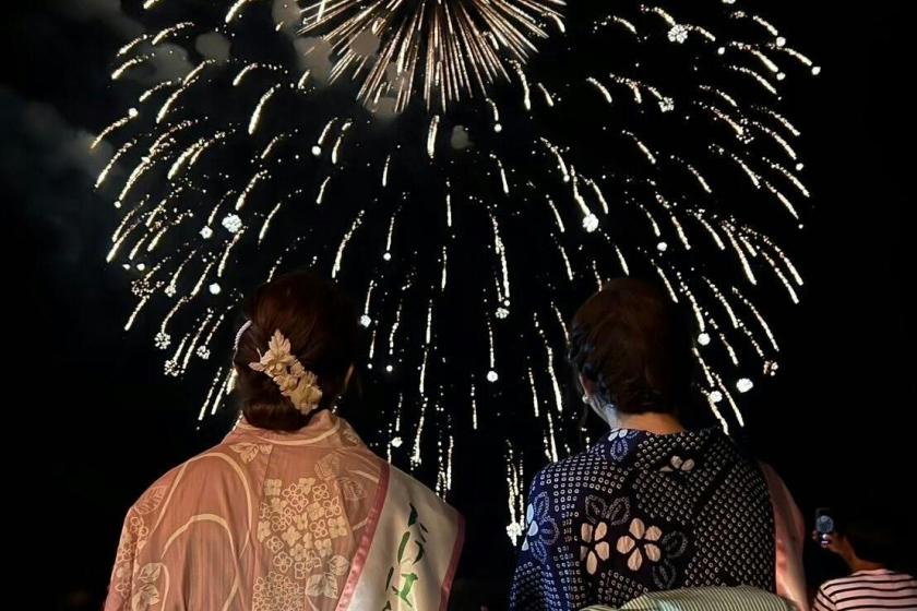 【2組限定】瀬戸内海に打ち上がる花火を満喫。観覧席付き花火大会専用プラン<朝食付き>