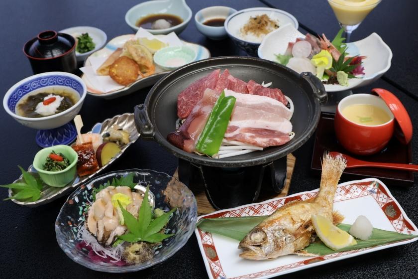 ★特別価格★気楽に楽しむといえど本格的！北陸の旬の味覚をふんだんに使った会席料理と和朝食＜辻のや流 お手軽会席＞