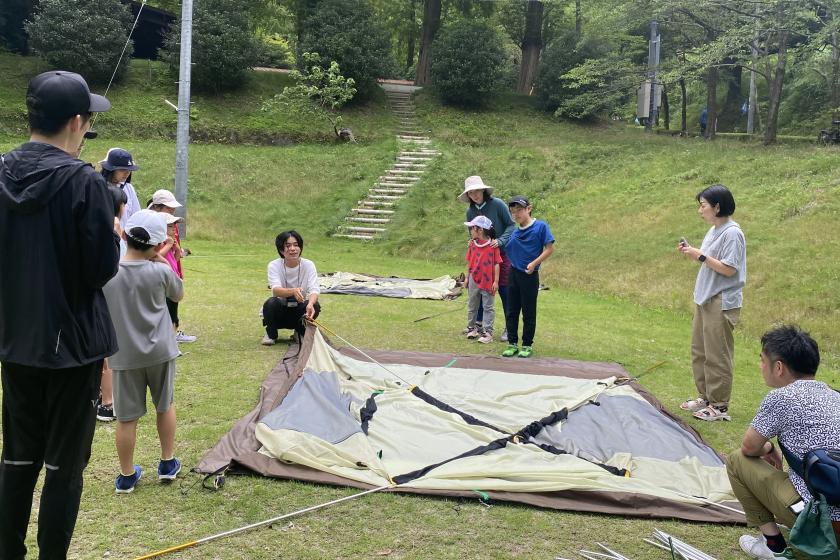 【11:00～】まなべる防災CAMP　手ぶらCAMPプラン　ランドロック　5名様まで／電源なし