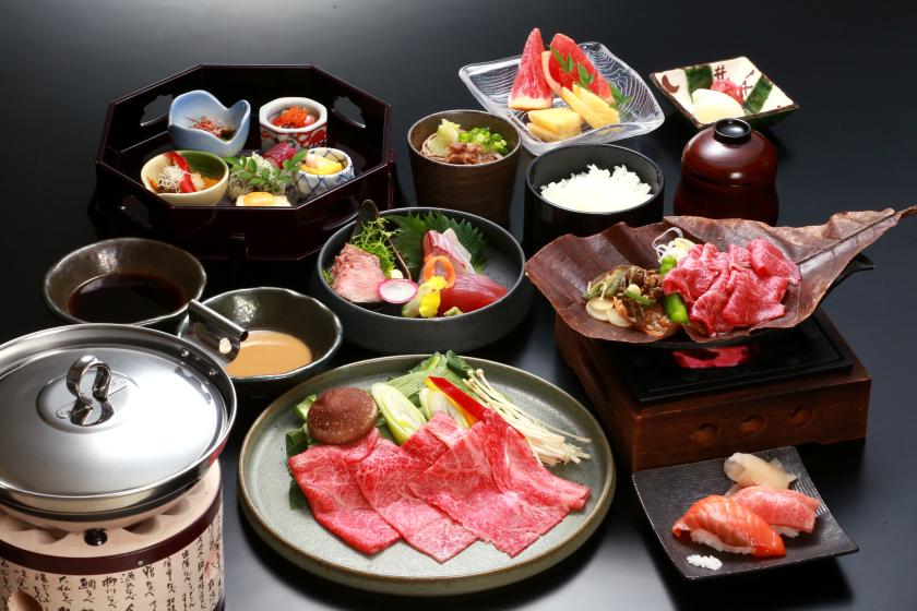 【夕食は１９：３０スタート】【公式ホームページ】【2食付】チェックアウト12時♪食べ方いろいろ！飛騨牛づくしプラン(プランコード：HP76HD)