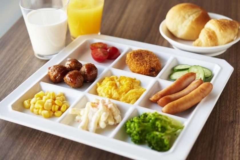 【プレゼント付き】特別朝食付きモニタープラン★大阪の観光、出張に【無料の名物夜カレー＆男女別大浴場】