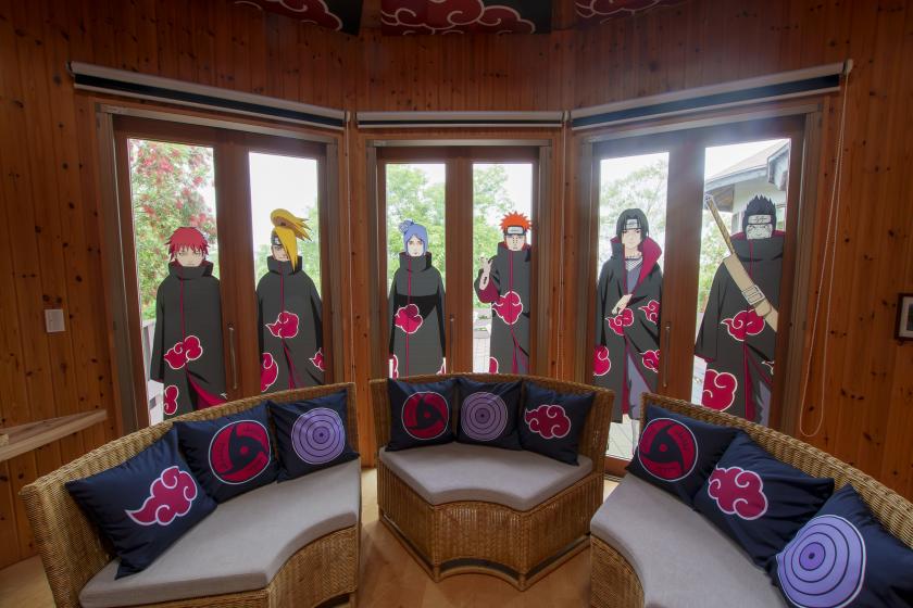 NARUTO-ナルト-コラボルーム＜"暁"のコクーン＞【プライベートテラス/全面檜風呂】