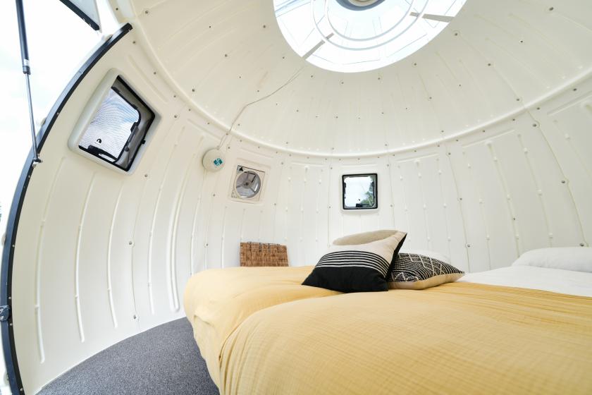 ドームテント付き　グランドサウナサイト