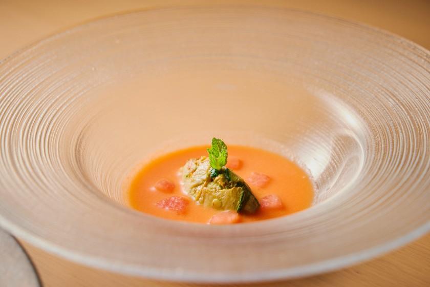 【ディナーコース】 選べるメインなど全6品コース「Aria」　-夕食・和洋選べるこだわり朝食付き-