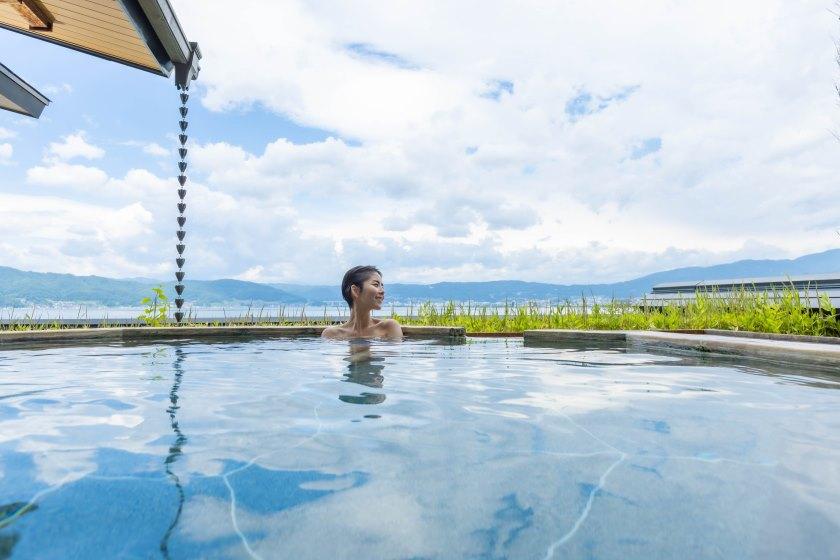 【諏訪の夏】避暑旅割！涼を求めて≪お日にち限定！お一人につき2200円お得！≫【朱白御膳・1泊2食】