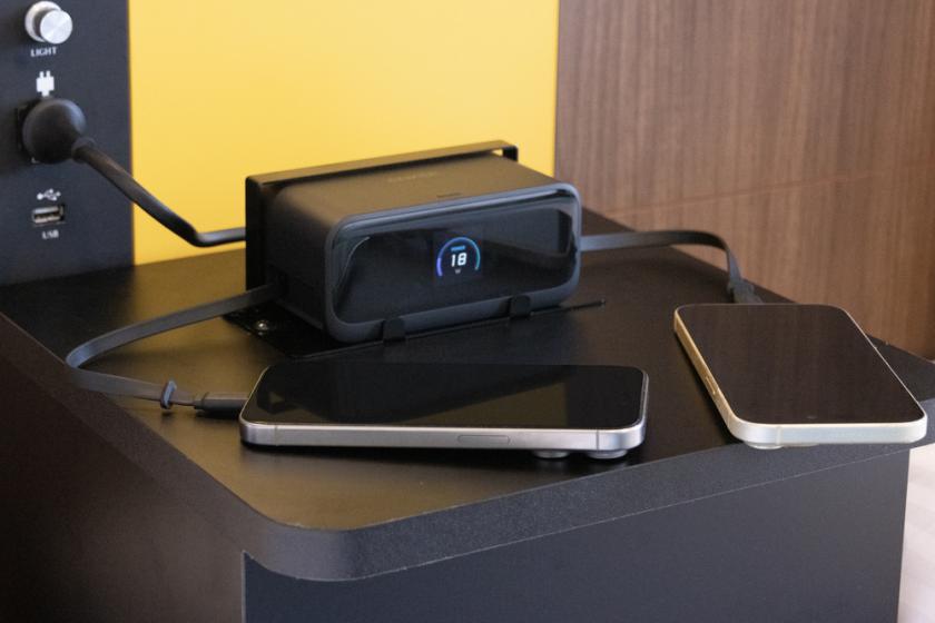 Enjoy a comfortable hotel stay in the "Anker Room" equipped with popular Anker Group products (meals not included)