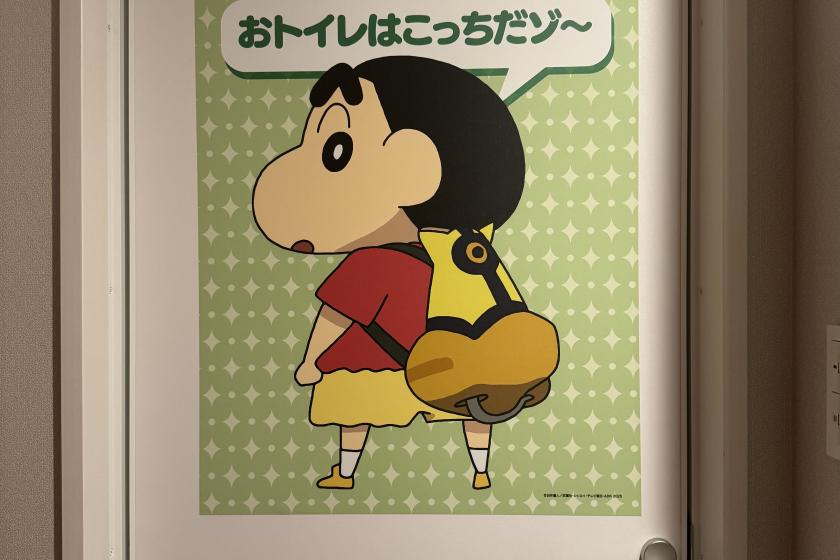 蠟筆小新房間【☆孩子們可以安全地睡在一起☆高架床墊】