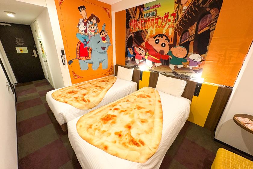 [Crayon Shin-chan the Movie: Super Splendid! The Scorching Kasukabe Dancers] Original limited edition goods included, "Crayon Shin-chan Room" accommodation only