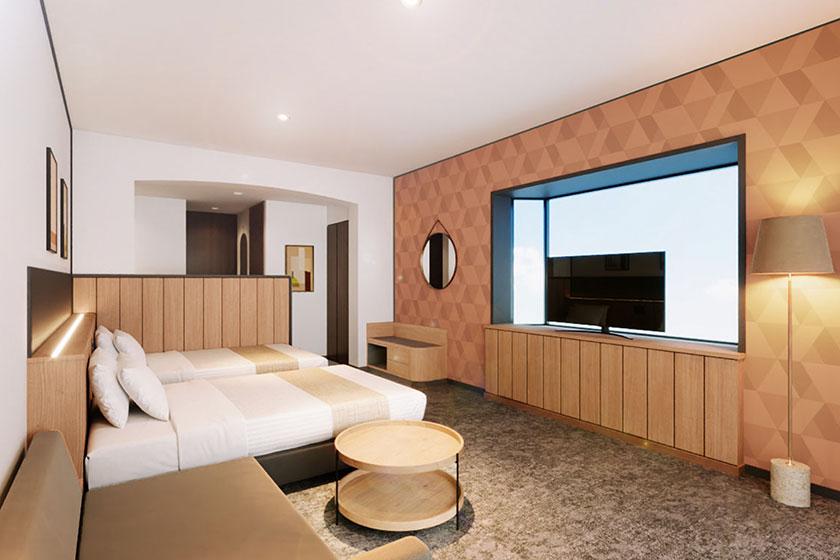 【禁煙】スタンダードツイン3名定員 内風呂なし