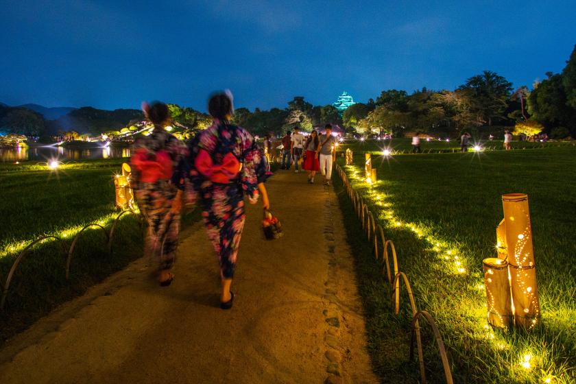 日本三名園“岡山後楽園”夏の幻想庭園 入園券付きプラン～ブルガリバスアメニティ付き～（グランヴィア プレミアム・ブレックファスト付き）