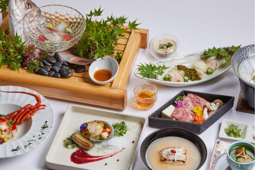 [Dinner included] Standard: Relaxing stay without breakfast - Matsusaka beef x spiny lobster: Mie's exquisite kaiseki course meal to be enjoyed with all five senses