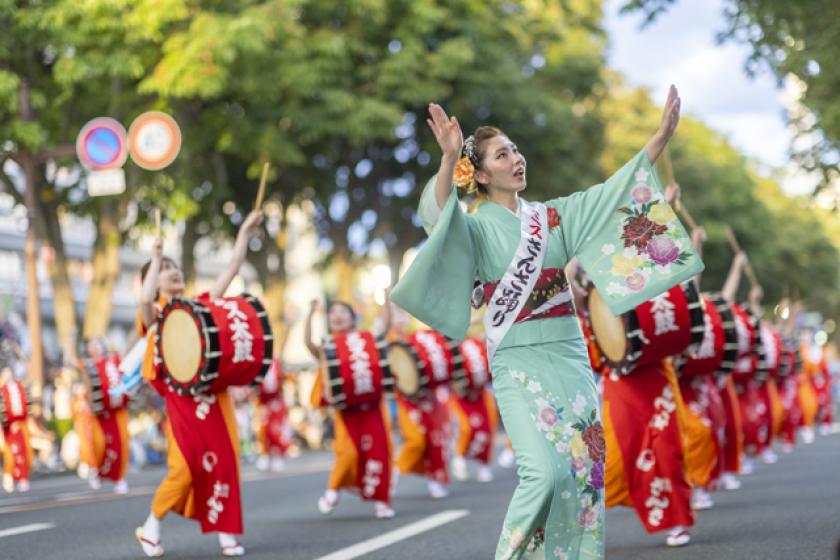【朝食付】浴衣で鑑賞！盛岡さんさ踊り2025（浴衣レンタル+朝食付宿泊プラン）