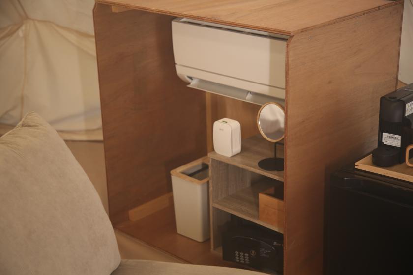 【オススメ】グランピングテント / 自然に囲まれたラグジュアリーステイ（ダブルベッド×2）