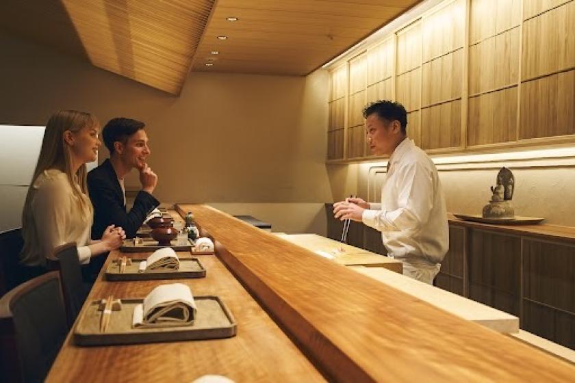 ミシュランガイド東京2023で一つ星の日本料理「帝国ホテル 寅黒」夕食おまかせコースメニューと日本酒飲み比べセット付プラン [朝食付]