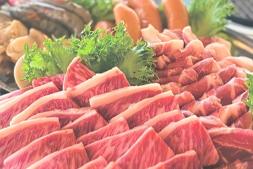 【2025年夏BBQ】湖畔テラスで夕陽を眺める サンセットバーベキュープラン（夕朝食付き）