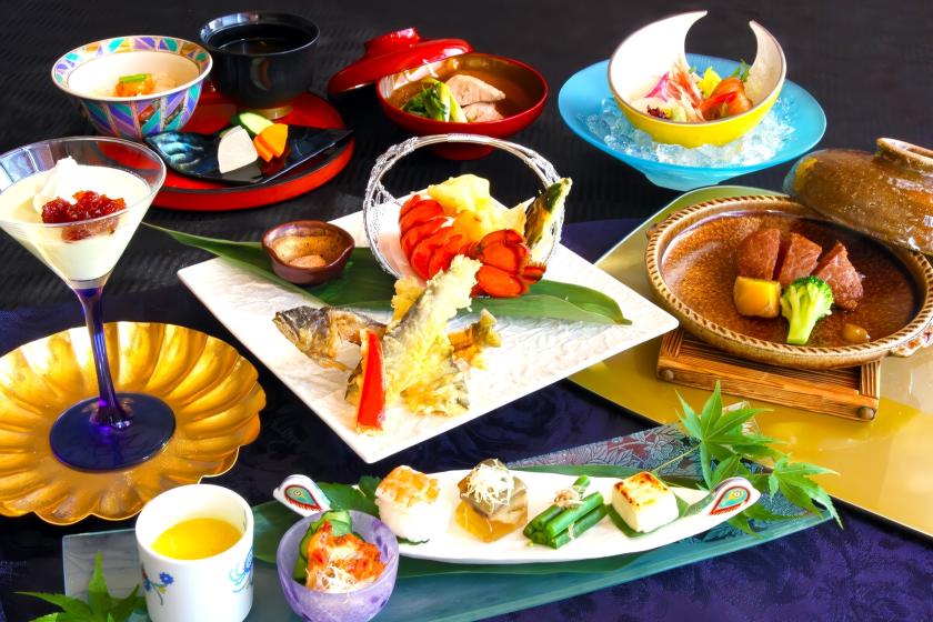 【和食☆最上級会席】料理長厳選！近江牛フィレステーキと地産地消の食材の饗宴で贅を尽くす（夕朝食付き）