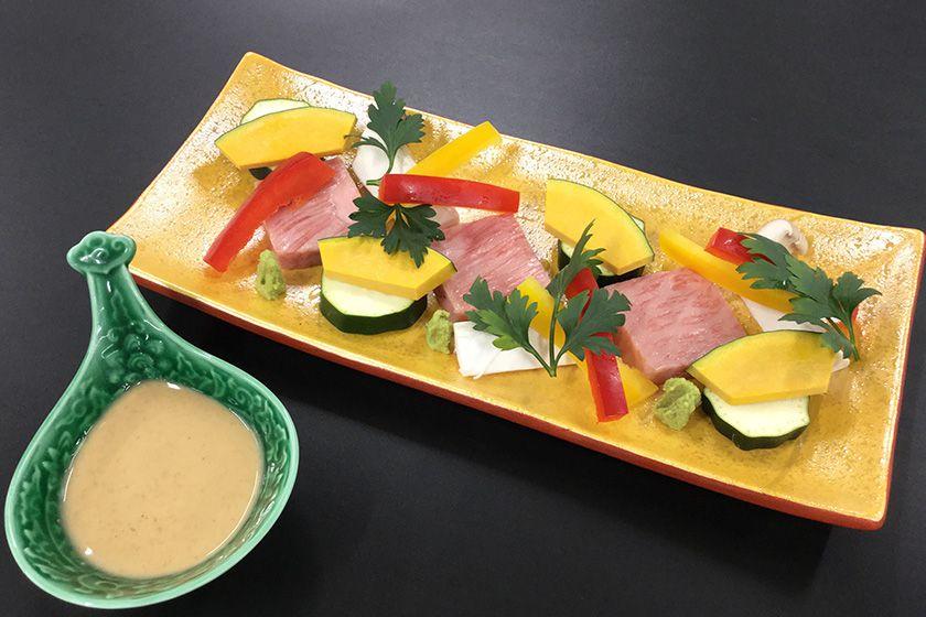 【卓袱最上級】特鮮卓袱プラン　新鮮魚介七種　長崎和牛　鮑と冬野菜の天婦羅≪12～2月≫