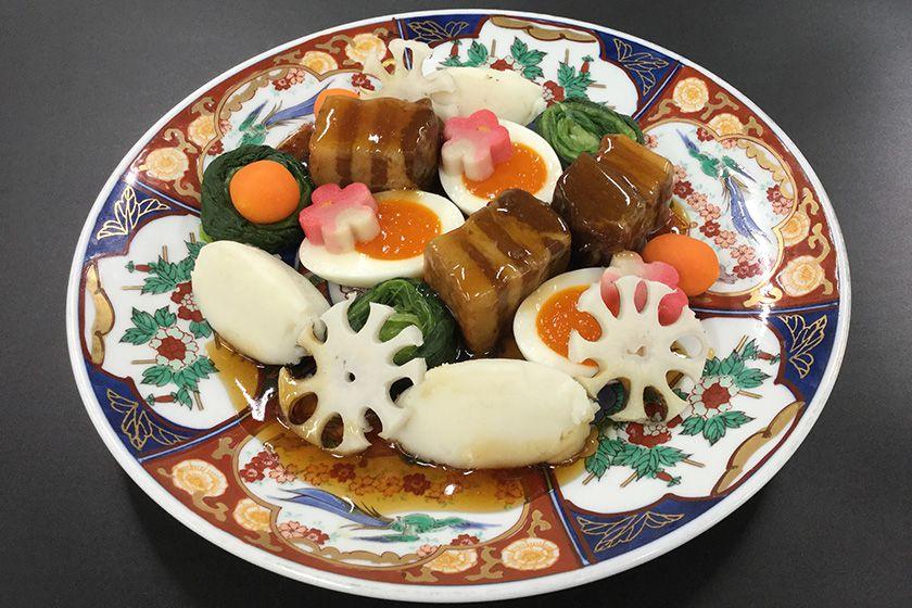【卓袱グレードアップ】季節卓袱プラン　鯛薄造りと本鮪にぎり　国産牛と彩野菜≪12～2月≫