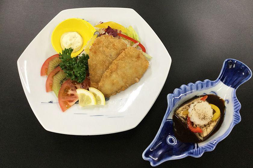 【会席スタンダード】海鮮会席プラン　県産豚柚子味噌鍋　近海産アジフライ≪12～2月≫