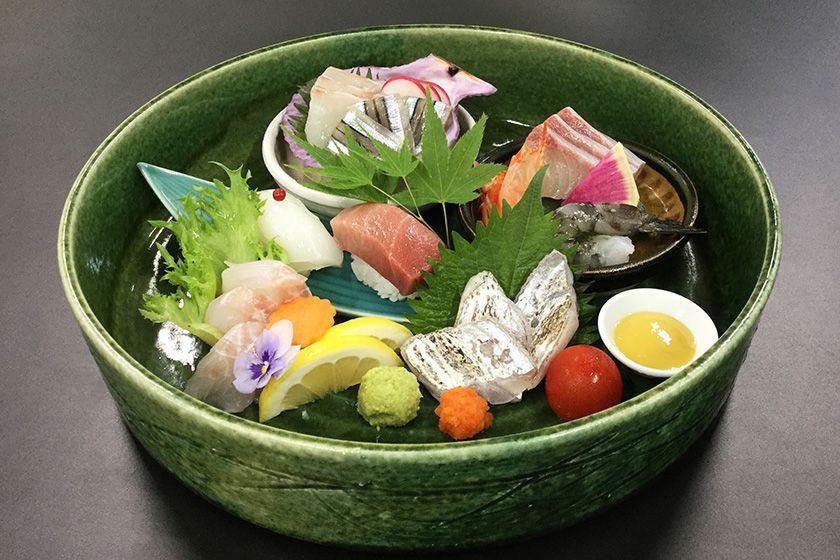 【会席最上級】特鮮会席プラン　新鮮魚介七種　長崎和牛　鮑と白菜の柚子香蒸し≪12～2月≫