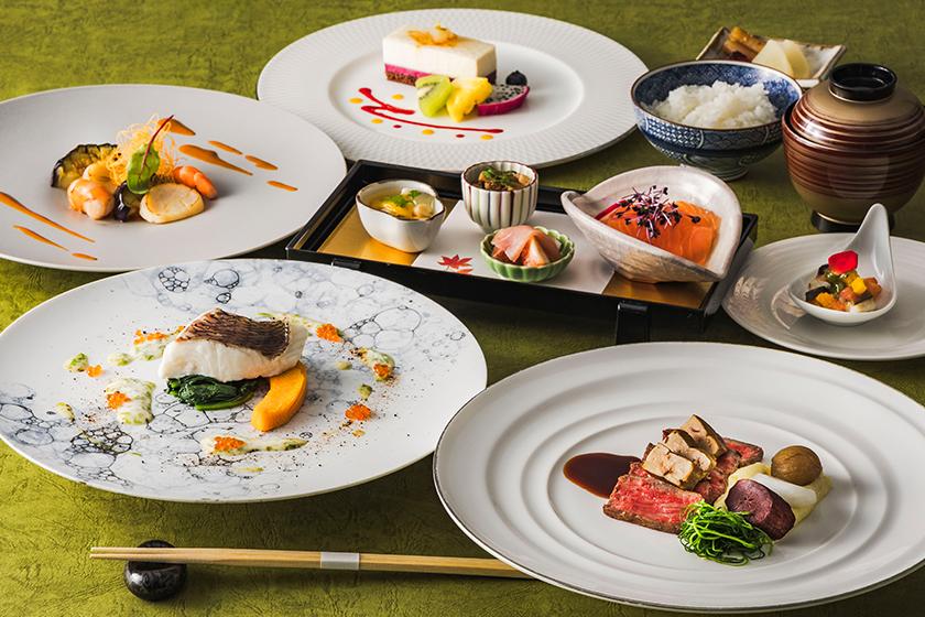 ★【お箸で食べるフレンチ】フリードリンク付き個室プラン（9月1日～）