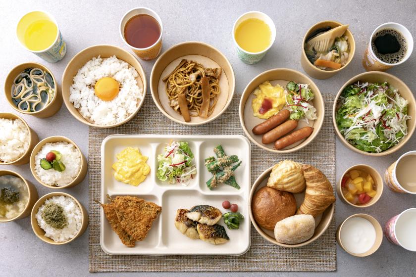 SUPERHOTEL Smart Membership4倍プラン【ポイント４倍】☆天然温泉＆焼きたてパン朝食ビュッフェ付