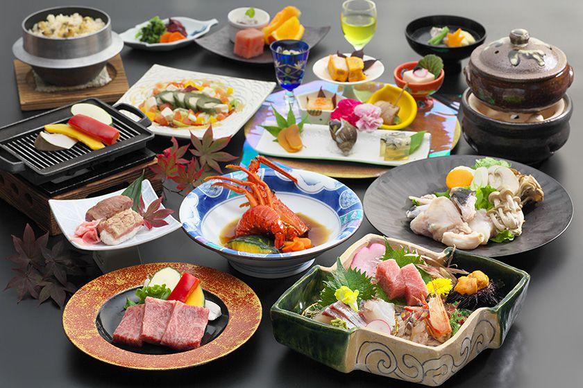 ◇【会席グレードアップ】四季の味覚を厳選！美食会席プラン
