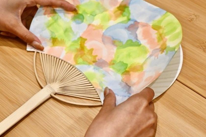 【夏休み期間限定！うちわ作りワークショップ無料】おてがるCAMPプラン(テント常設プラン)
