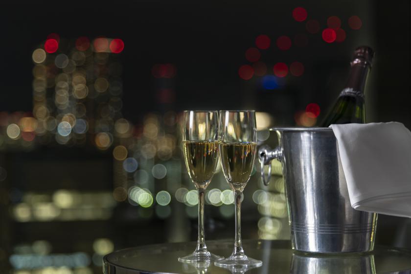 【記念日におすすめ】シャンパン付きプラン　きらめく夜景とともに素敵なステイを♪