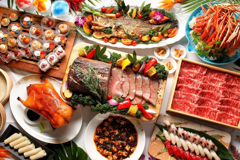 ディナーブッフェ 20％OFF！夕朝食付きプラン　夕食：小学生以下無料
