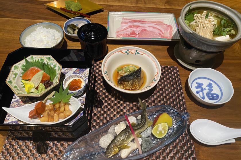 【和食会席】宿泊者限定ディナー「鳰の湖」夕朝食付プラン
