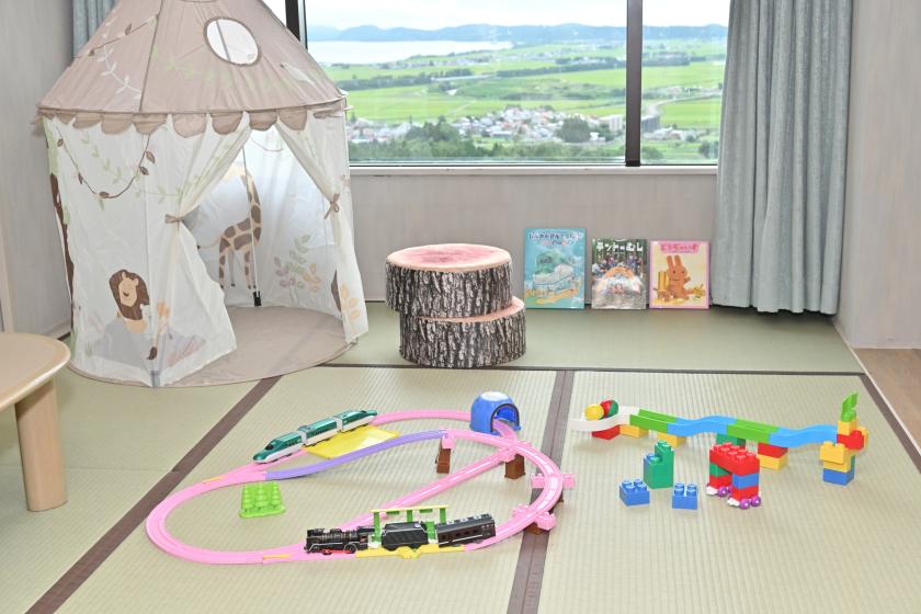 【小さなお子様連れファミリーへ】楽しい玩具で遊べるキッズルームに泊まろう！夕朝ビュッフェプラン