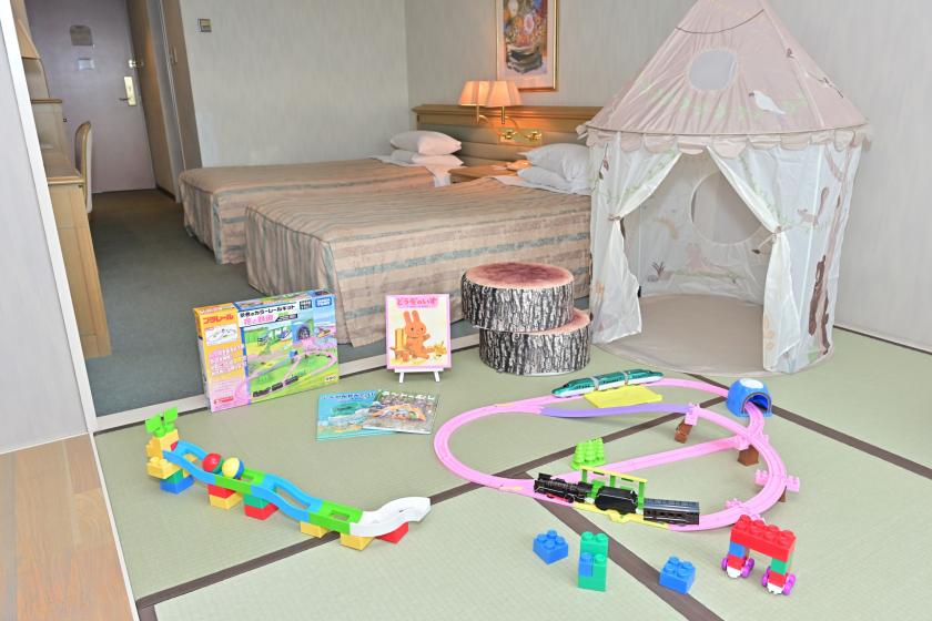 【小さなお子様連れファミリーへ】楽しい玩具で遊べるキッズルームに泊まろう！夕朝ビュッフェプラン