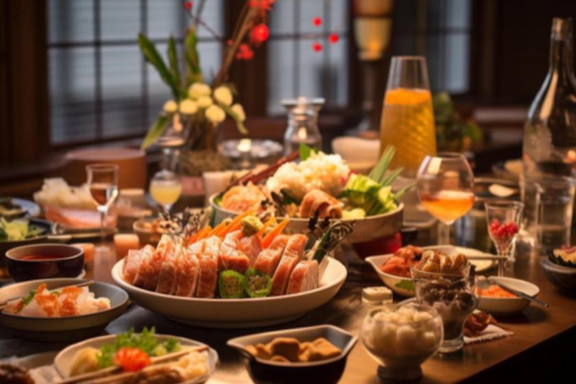 【飲み放題プレミアム】全30種アルコール飲み放題！当日注文より10％OFF《ビュッフェ朝夕食付》