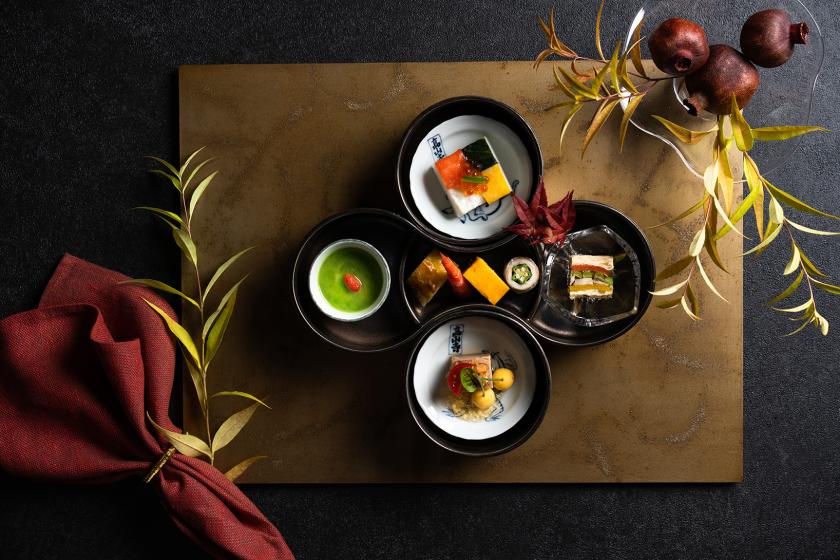[1 night, 2 meals] ~Autumn Blessings~ Modern Kaiseki & original novelty gift included