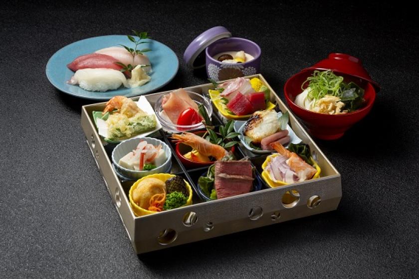 Enjoy a seasonal box of Japanese cuisine at Aisai with a two-meal plan