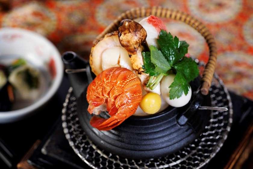 【数量限定★天悠 特製味覚会席】豪華特撰会席「悠然」料理長こだわりの特製味覚会席夕食＜前半＞と和洋ビュッフェ朝食～ユネッサン入り放題