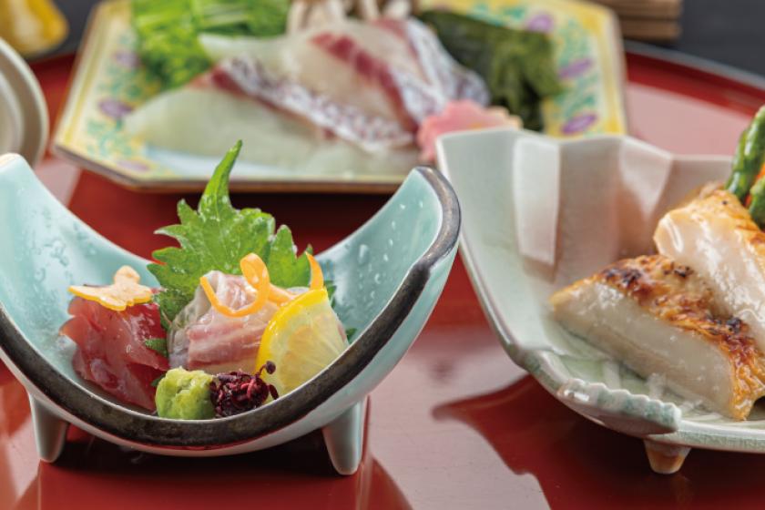【期間限定】日本料理毬での『桐会席』と朝食付宿泊プラン