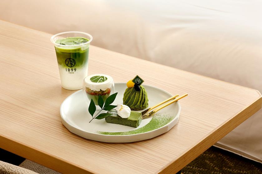 [New Year's holiday - Limited number of rooms] Plan with 3 kinds of matcha dessert plate (room only)