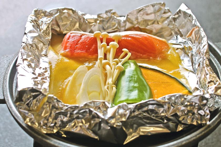 ＜鮮魚4種お造り・秋鮭ちゃんちゃん焼き・里芋饅頭＞秋の訪れ「山百合会席」　＜10月～11月＞