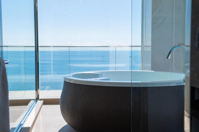 OTOWAスイート（客室106平米＋テラス33平米、屋外ジャグジー付き、チェックアウト12：00） 