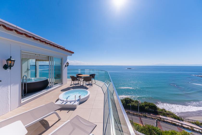 OTOWAスイート（客室106平米＋テラス33平米、屋外ジャグジー付き、チェックアウト12：00） 