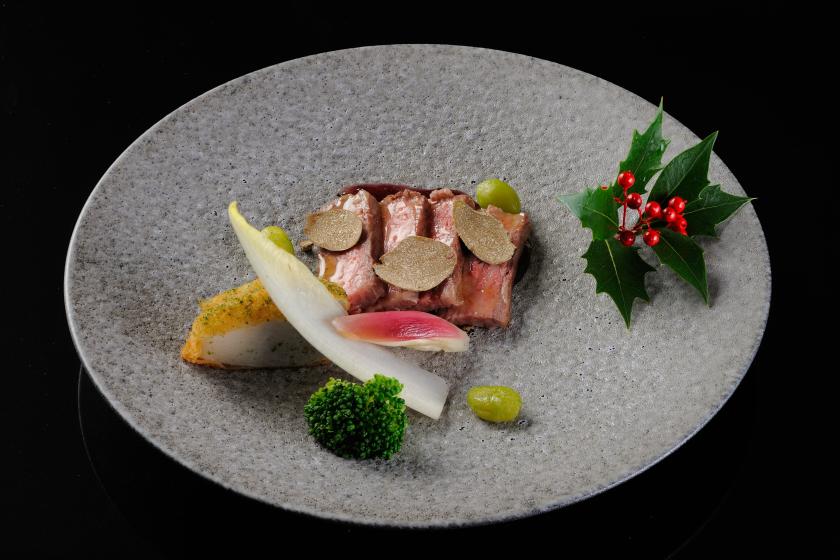 【2F 日本料理 吉備膳】クリスマス会席付き宿泊プラン（2食付）