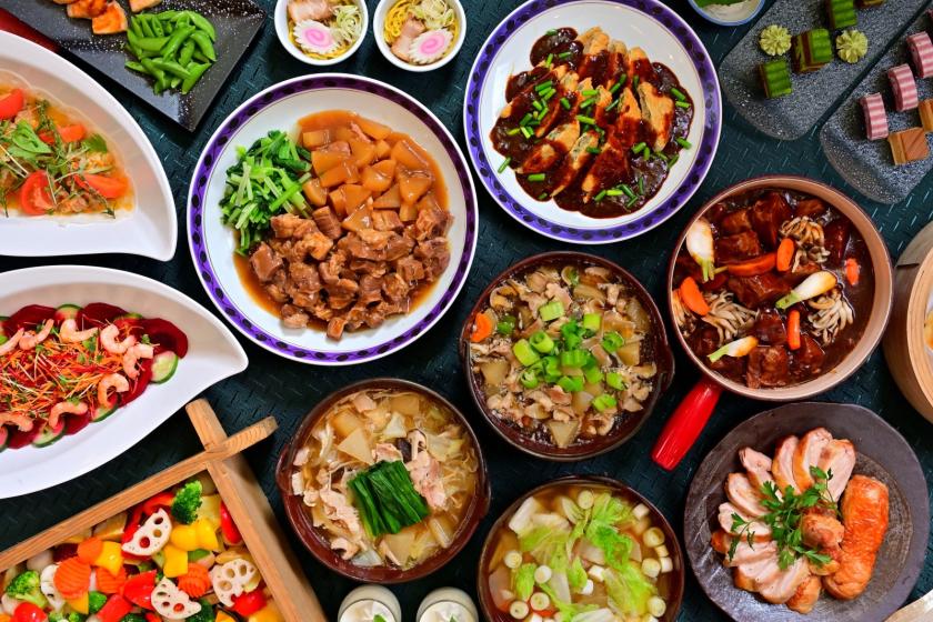 【年末年始限定】連泊プラン!夕食は料理長厳選の豪華お弁当お部屋入れと和洋中ディナービュッフェ