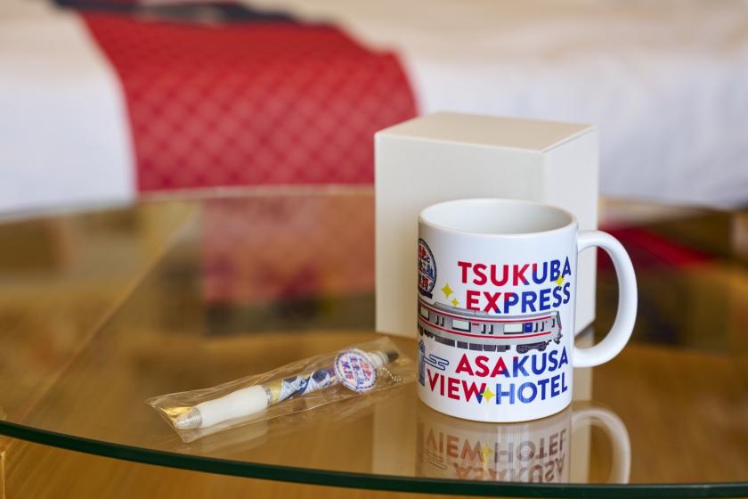 【1日1室限定】つくばエクスプレス×浅草ビューホテルコラボ！わくわくトレインルームプラン＜朝食付＞