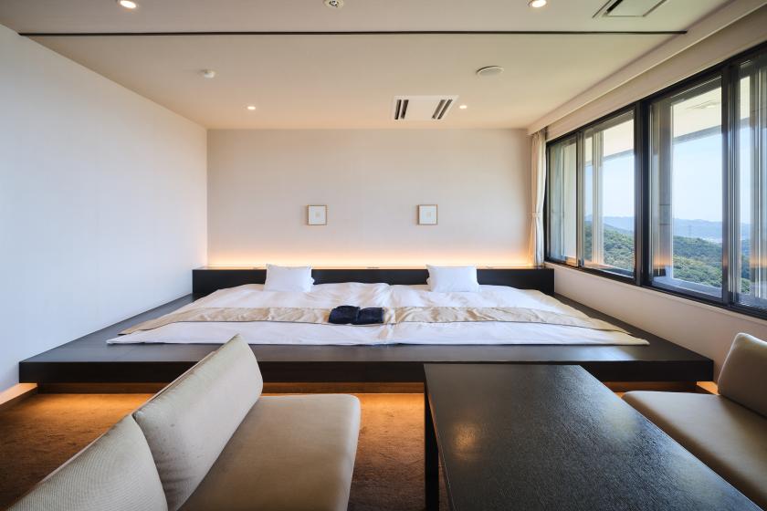 【夕朝食付】●ファミリー3大特典●姫路セントラルパークチケット付／貸切！絶景風呂付サウナ／ペアリング付