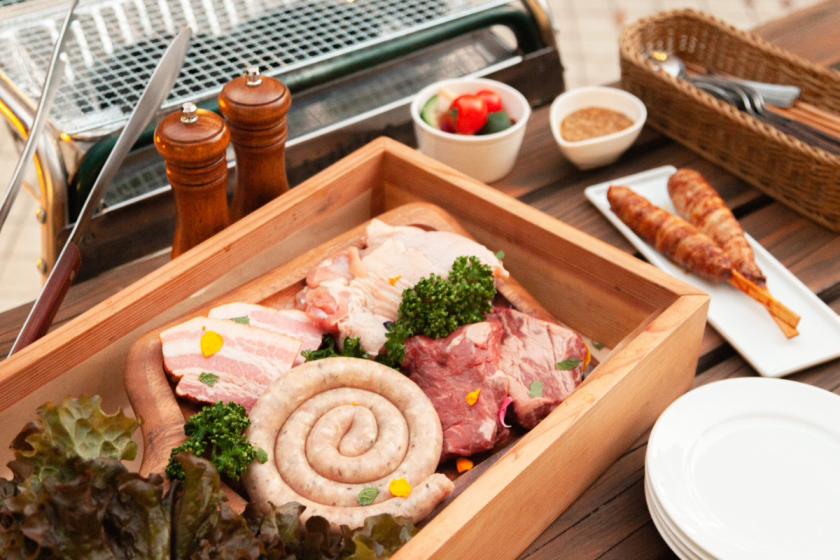 プライベート空間で過ごす里山ステイ｜BBQキット/朝食付きプラン