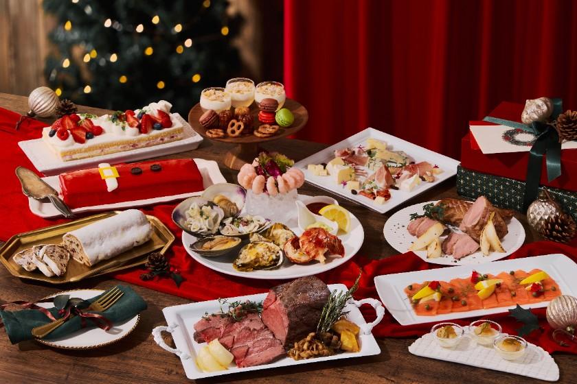 【夕朝食付き：19:30～】聖夜を彩るクリスマスディナービュッフェ付きプラン -1泊2食付き-